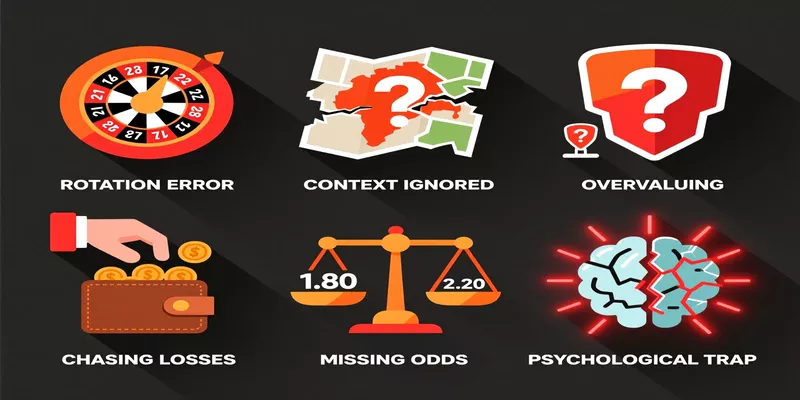 Iconos de advertencia para errores comunes en apuestas de Europa League